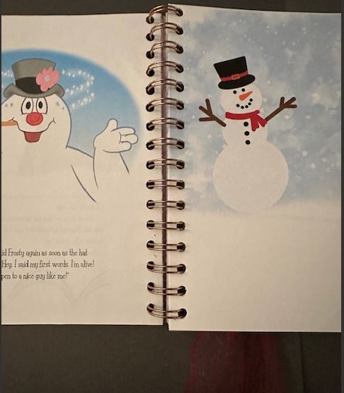Little Golden Book Junk Journal Frosty The Snowman