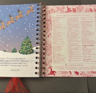 Little Golden Book Junk Journal Rudolph The Red-Nosed Reindeer